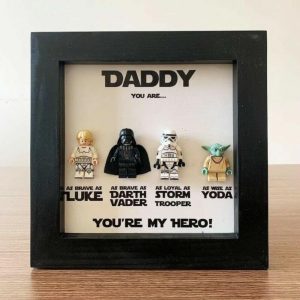 Frames |   Personalized Superhero Frame With Custom Lettering And Characters For Father’s Day Frames black