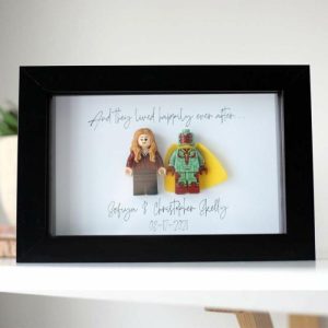 Frames |   Personalized Superhero Frame With Custom Text And Date For Kid Frames black