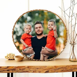 Frames |   Personalized Wooden Photo Frame With Child’s Name Added For Father’s Day Frames Frames