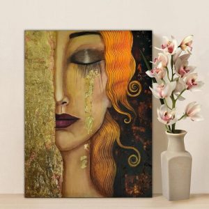 Frames |   Woman In Tears Paint By Numbers Kits Creative Gift For Friends Frames 24 Colors