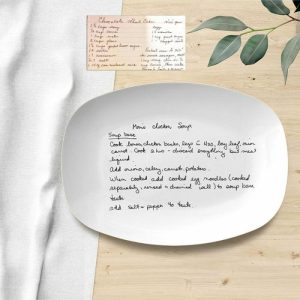 Kitchen |   Custom Handwriting Picture Plate Creative Gift For Dear Grandma Home & Living Kitchen