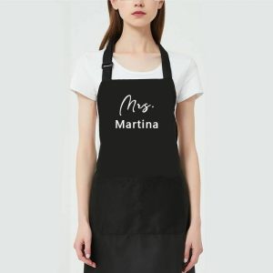 Kitchen |   Custom Name Apron Creative Gift For Family Members Home & Living Kitchen