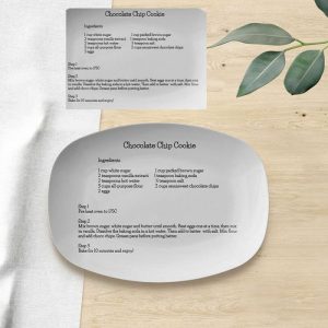 Kitchen |   Custom Recipe Picture Plate Creative Gift For Grandmother Home & Living Kitchen