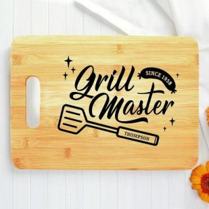 Kitchen |   Personalized Name And Date Charcuterie Board With Sausage Pattern Amazing Gift For Him Home & Living Kitchen