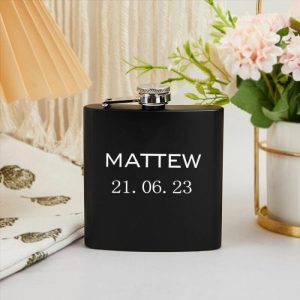 Kitchen |   Personalized Name And Date Wine Pot Unique Gift For Important Person Home & Living brown