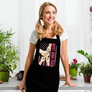 Kitchen |   Personalized Name Apron Creative Present For Mother’s Day "Best Mom Ever" Home & Living Kitchen