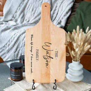 Kitchen |   Personalized Name Charcuterie Board Precious Gift For Family "I Love Never Ends" Home & Living Kitchen