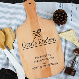 Kitchen |   Personalized Name Charcuterie Board Simple Present For Family "Filled With Love" Home & Living Kitchen