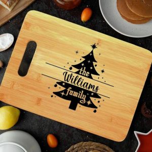 Kitchen |   Personalized Name Charcuterie Board With Beautiful Tree Pattern Warm Gift For Her Home & Living Kitchen