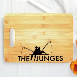 Kitchen |   Personalized Name Charcuterie Board With Fishing Pattern Exquisite Gift For Best Person Home & Living Kitchen