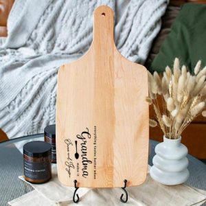 Kitchen |   Personalized Name Charcuterie Board With Small Spoon Pattern Cute Gift For Grandma Home & Living Kitchen