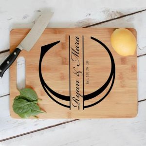 Kitchen |   Personalized Name Square Charcuterie Board With Custom Date Practical Present For Mother Home & Living Kitchen