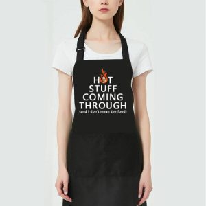 Kitchen |   Personalized Picture Apron With Flame Pattern Interesting Gift For Mom Home & Living Kitchen