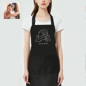 Kitchen |   Personalized Picture Apron Wonderful Gift For Family Home & Living Kitchen