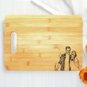 Kitchen |   Personalized Picture Charcuterie Board Precious Valentine’s Day Present Home & Living Kitchen