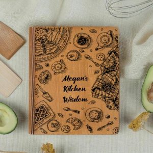 Kitchen |   Personalized Recipe Book Custom Various Delicious Food Cover Birthday Gift For Mom Home & Living burlywood