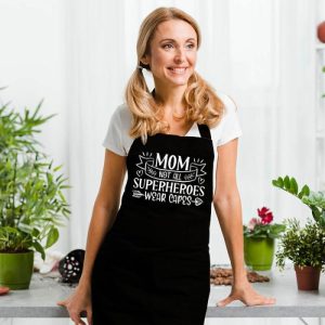 Kitchen |   Simple Apron Mother’s Day Warm Gift "Super Heroes" Home & Living Kitchen