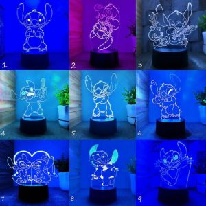 Lamps |   3D Night Light Optional Style Beautiful And Cute Pattern Unique Gift For Birthday Home & Living Lamps