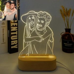 Lamps |   Custom 3D Photo Lamp-For Honey Home & Living Lamps