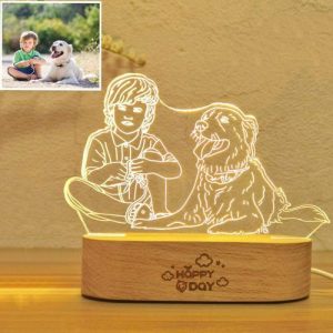 Lamps |   Custom 3D Photo Lamp-For Pet Home & Living Lamps