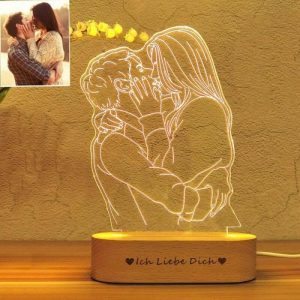 Lamps |   Custom 3D Photo Lamp-Gift For Lover Home & Living Lamps