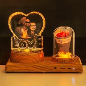 Lamps |   Custom Bluetooth Colorful Music Photo Lamp-Love Home & Living Lamps