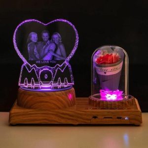 Lamps |   Custom Bluetooth Colorful Music Photo Lamp-Mom Home & Living Lamps