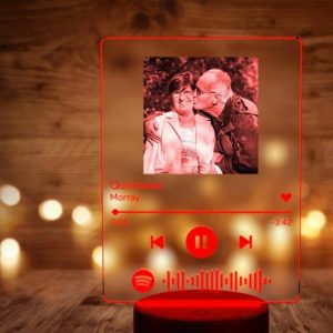 Lamps |   Custom Spotify Plaque Song And Photo Lamp -For Couple-With 7 Colors Home & Living Lamps