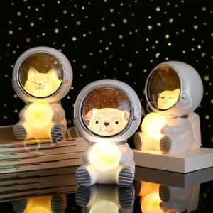 Lamps |   Cute Pet Astronaut Led Lamp Best Gift For Family Home & Living Lamps