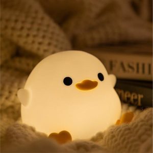 Lamps |   Cute Silicone Beanie Doudou Duck Night Light Creative Gift For Friend Home & Living Lamps