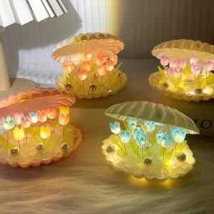 Lamps |   Diy Tulip Night Light Warm Home Decor Home & Living Lamps