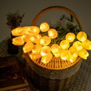 Lamps |   Led String Light Simulation Tulip Hand-Held Lamp Romantic Valentine’s Day Decoration Home & Living Lamps