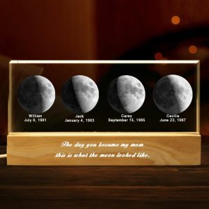 Lamps |   Personalized Acrylic Led Light Customized Moon Phase Group Mother’s Day Gift Home & Living Lamps