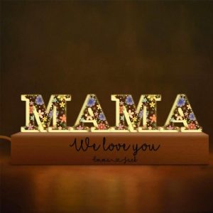 Lamps |   Personalized Acrylic Letter Lamp Mother’s Day Warm Gift Home & Living Lamps