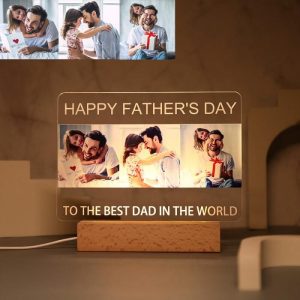 Lamps |   Personalized Acrylic Lights-Love Dad Home & Living Lamps