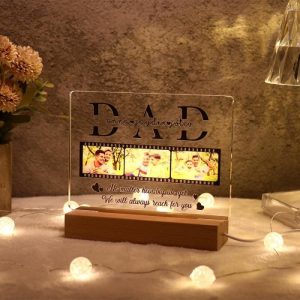 Lamps |   Personalized Acrylic Lights-Love Dad Home & Living Lamps