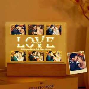 Lamps |   Personalized Engraving And Photo Lamp Interesting And Creative Gift For Couples Home & Living Lamps