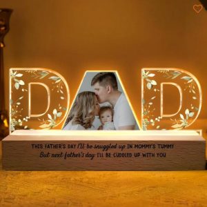 Lamps |   Personalized Led Letter Light Custom Photo Father’s Day Gift Home & Living Lamps