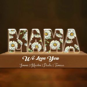 Lamps |   Personalized Led Letter Light Customized Birthday Flower Warm Mother’s Day Gift Home & Living Lamps