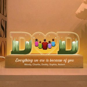 Lamps |   Personalized Led Letter Lights Customized Kids Style Warm Father’s Day Gift Home & Living Lamps