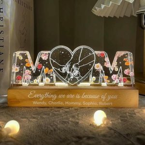 Lamps |   Personalized Led Light Strip Sign Element Warms Mother’s Day Gift Home & Living Lamps