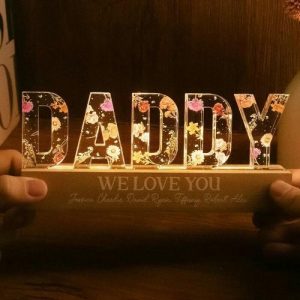 Lamps |   Personalized Led Lights Customized Birthday Flowers Father’s Day Gift Home & Living Lamps