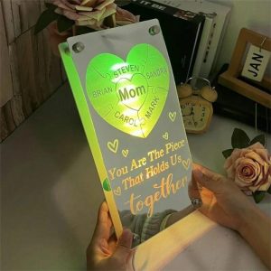 Lamps |   Personalized Led Mirror With Customized Name Sets For Mother’s Day Home & Living Lamps