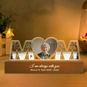 Lamps |   Personalized Letter Lamp Custom Photo Commemorative Mother’s Day Gift Home & Living Lamps