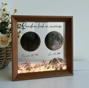 Lamps |   Personalized Moon Phase Lamp Romantic Birthday Gift Home & Living burlywood