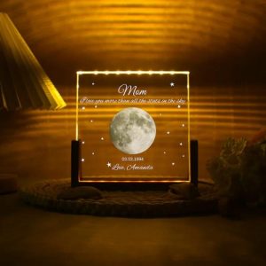 Lamps |   Personalized Moon Phase Picture Night Light Stylish Present For Mother’s Day Home & Living Lamps