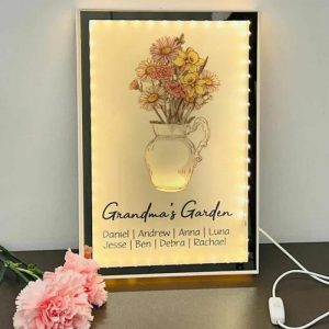 Lamps |   Personalized Name Mirror Lamp Precious Present For Mother’s Day Home & Living Lamps