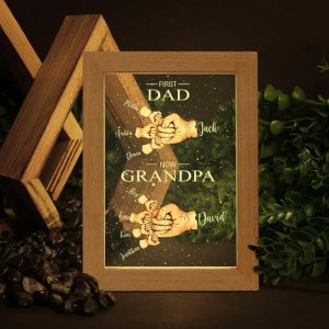 Lamps |   Personalized Name Night Light With Fist Pattern Creative Present For Father’s Day Home & Living Lamps