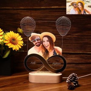 Lamps |   Personalized Photo  Balloon Acrylic Lamp For Couple Home & Living Lamps