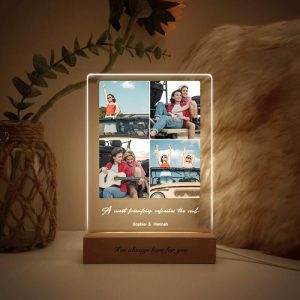 Lamps |   Personalized Picture Acrylic Lamp Best And Stylish Gift For Friends Home & Living Lamps